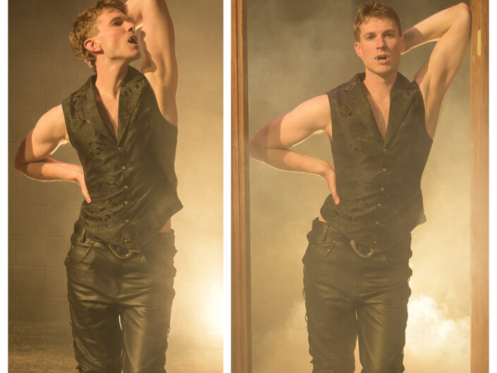 Dracula Show Images, Dracula in Leather