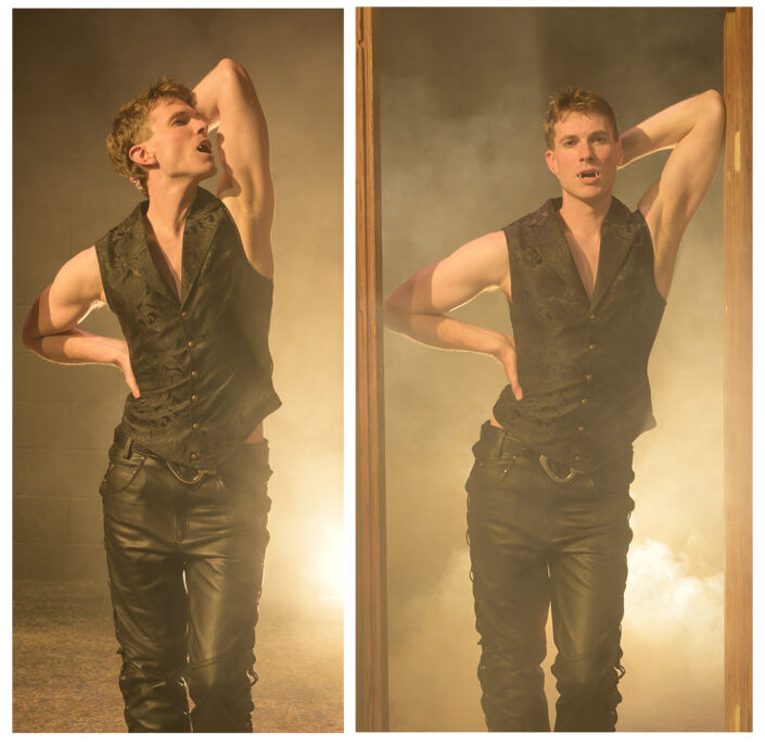 Dracula Show Images, Dracula in Leather