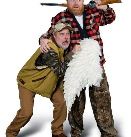 Duck hunters shoot an angel